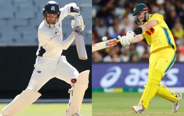 Peter Handscomb and Mitchell Owen