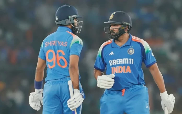Shreyas Iyer and Rohit Sharma