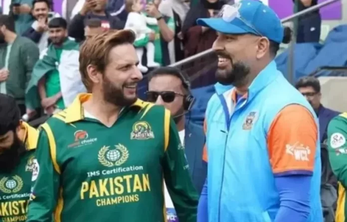 Yuvraj Singh and Shahid Afridi
